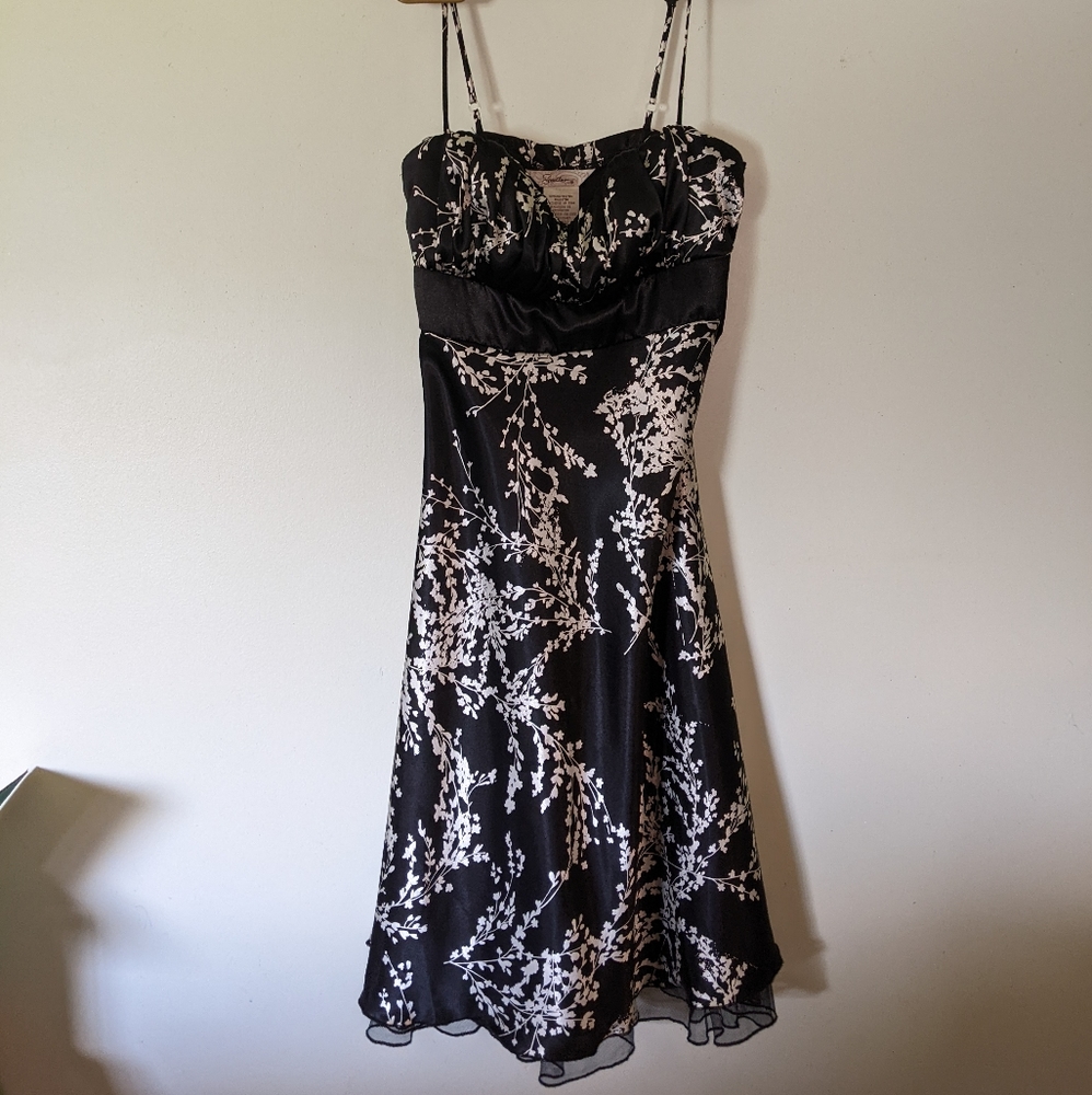 Black and white dress